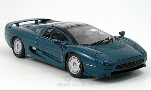 Jaguar XJ 6 1/24 Welly 220 metallico verde 1996 modellino in miniatura