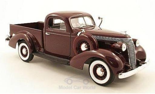 Studebaker Coupe Express 1/18 Yat Ming Pick Up porpora 1937 modellino in miniatura