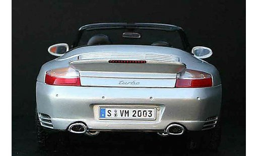 Porsche 911 Turbo 1/18 Maisto cabriolet grigio modellini auto