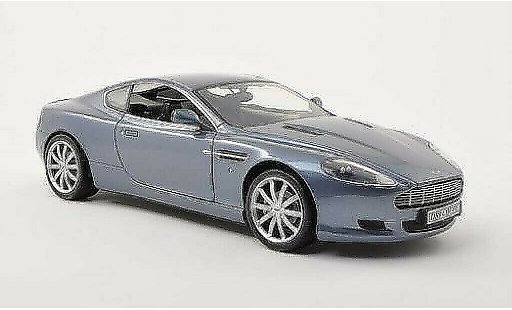 Aston Martin DB9 coupe 1/18 Motormax grigio-blu 2006 modellini auto