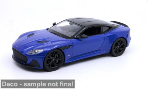 Aston Martin DBS 1/24 Welly blau/schwarz 1:24 modellino in miniatura