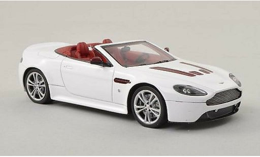 Aston Martin V12 Vantage roadster 1/43 Spark Vantage bianco LHD 2012 modellini auto