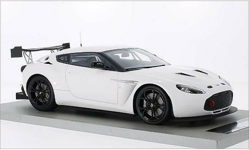 Aston Martin V12 Zagato coupe 1/18 Tecnomodel Zagato Race Presseversion bianco modellini auto