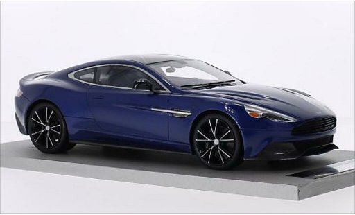Aston Martin Vanquish coupe 1/18 Tecnomodel metallicoo blu modellini auto