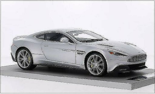 Aston Martin Vanquish coupe 1/18 Tecnomodel grigio modellini auto