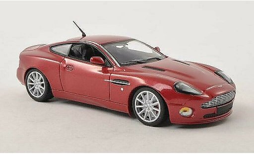 Aston Martin Vanquish s 1/43 Minichamps rosso con Figur 2004 modellini auto