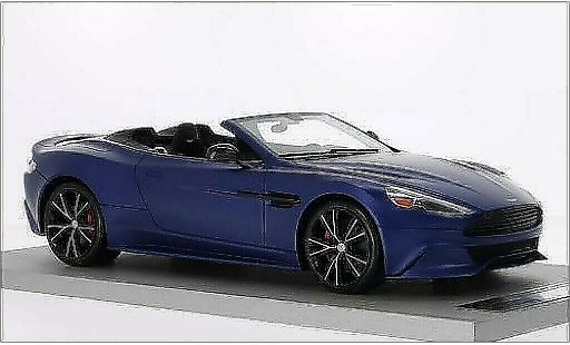 Aston Martin Vanquish volante 1/18 Tecnomodel opaco-blu modellini auto