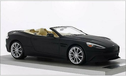 Aston Martin Vanquish volante 1/18 Tecnomodel opaco-nero modellini auto