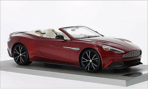 Aston Martin Vanquish volante 1/18 Tecnomodel rosso 2014 modellini auto