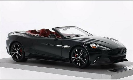 Aston Martin Vanquish volante 1/18 Tecnomodel nero modellini auto