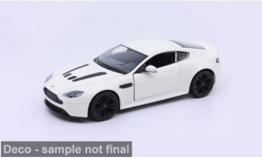 Aston Martin Vantage 1/24 Welly weiss 1:24 modellino in miniatura