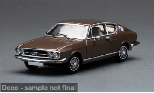 Audi 100 1/64 Sun Star (C1) Coupe S braun 1:64 modellini auto