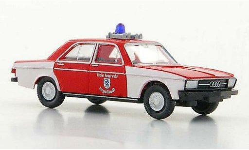 Audi 100 pompiers 1/87 Wiking Freiwillige Vigili del fuoco Ingolstadt modellini auto