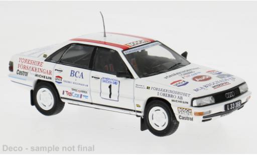 Modellini auto Audi 200 quattro (C3) Rally Svezia 1989 #1 S.Blomqvist/B.Melander 1/43 IXO