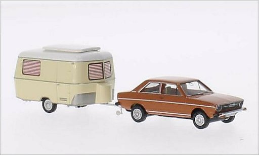Audi 80 berline 1/87 Brekina marrone modellini auto