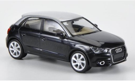 Audi A1 sportback 1/87 Herpa nero/grigio modellini auto