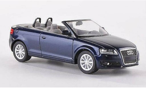 Audi A3 cabriolet 1/87 Herpa Cabrio (8P) blu 2008 modellini auto