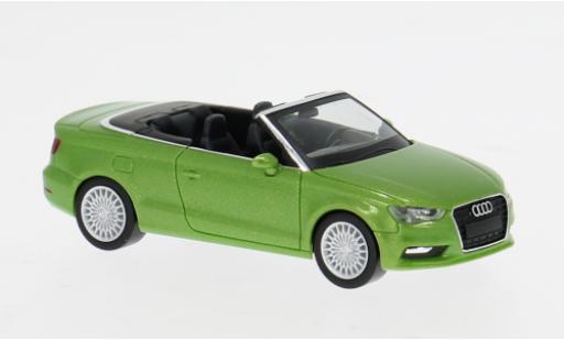 Audi A3 1/87 Herpa Cabriolet gr&uuml;n 1:87 modellino in miniatura
