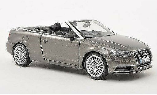 Audi A3 cabriolet 1/43 Herpa Cabrio grigio 2013 modellini auto