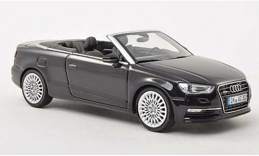 Audi A3 cabriolet 1/43 Herpa Cabrio nero 2013 modellini auto