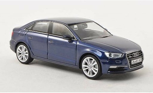 Audi A3 berline 1/43 Herpa Berlina blu modellini auto