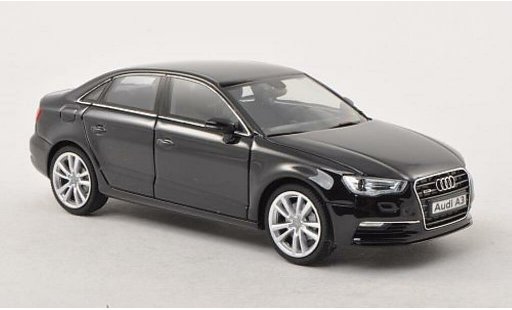 Audi A3 berline 1/43 Herpa Berlina nero modellini auto