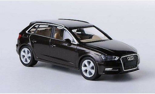 Audi A3 sportback 1/87 Herpa marrone modellini auto
