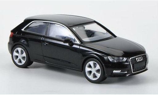 Audi A3 berline 1/87 Herpa (tipo 8V) nero modellini auto