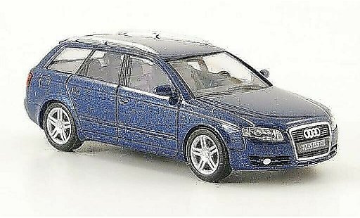 Audi A4 avant 1/87 Busch blu Facelift 2005 modellini auto