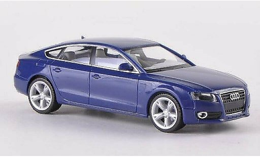 Audi A5 sportback 1/87 Herpa blu modellini auto