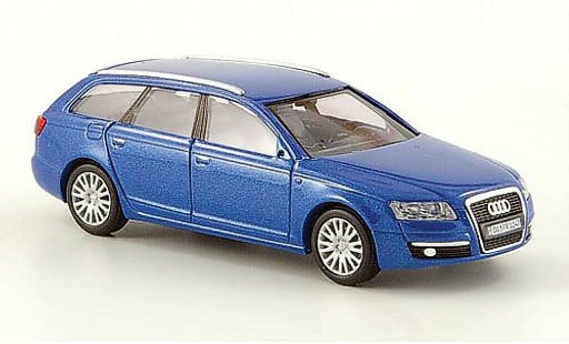 Audi A6 avant 1/87 Busch blu CMD 2004 modellini auto
