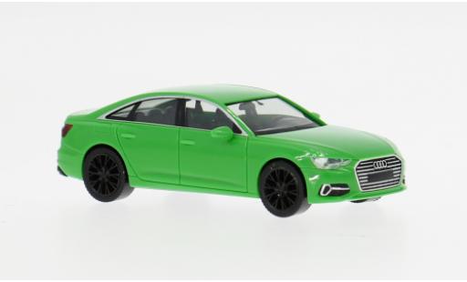 Audi A6 1/87 Herpa gr&uuml;n 1:87 modellino in miniatura