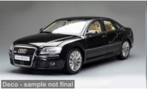 Modellini auto Audi A8 D3 W12 schwarz 1/18 Sun Star