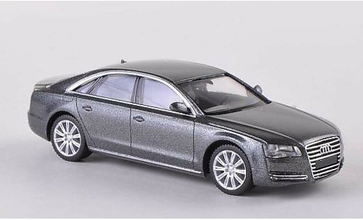 Audi A8 berline 1/87 Herpa (D4) grigio 2012 modellini auto
