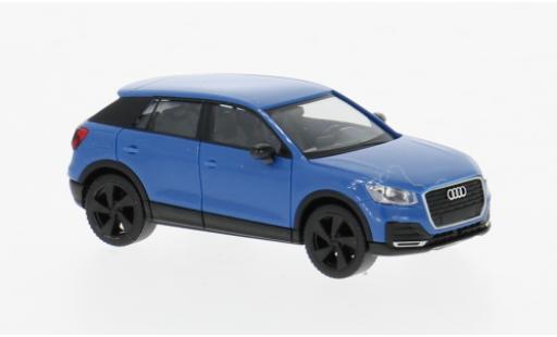 Audi Q2 1/87 Herpa blau 2016 1:87 modellino in miniatura