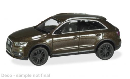 Audi Q3 1/87 Herpa oliv 1:87 modellino in miniatura