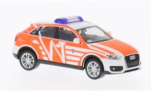 Audi Q3 pompiers 1/87 Herpa Vigili del fuoco Wiesbaden - ELW modellini auto