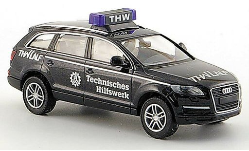 Audi Q7 secours 1/87 Wiking THW Lauf nero modellini auto