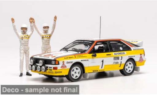 Audi Quattro 1/43 IXO quattro A2 Rally Monte Carlo 1984 #1 W.R&ouml;hrl/C.Geistd&ouml;rfer 1:43 modellino in miniatura