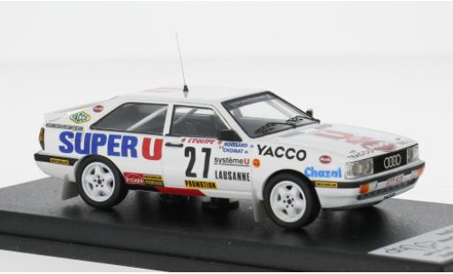 Audi Quattro 1/43 Trofeu Coupe Rally Monte Carlo 1987 #27 M.Chomat/M.Roissard 1:43 modellino in miniatura