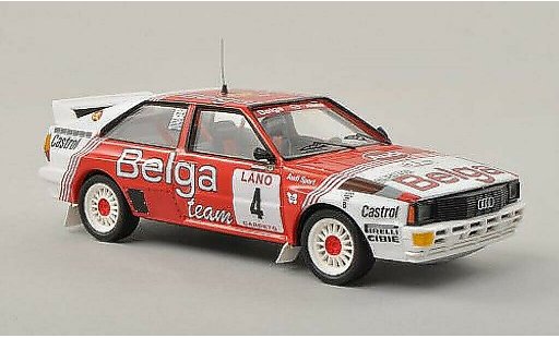 Audi Quattro rallye 1/43 Trofeu No.4 Belga Rally Ypern 1983 /W.Lux modellini auto