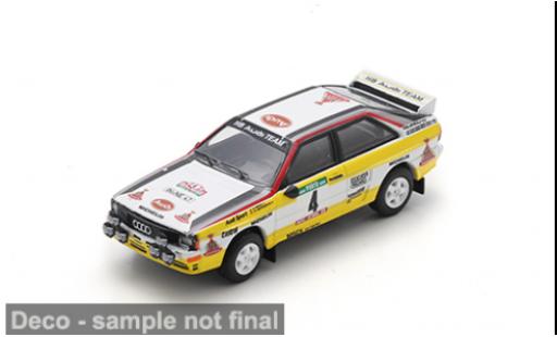 Audi Quattro 1/64 Schuco quattro Rallye WM Rallye Portugal 1984 HB Team HB #4 W.R&ouml;hrl/C.Geistd&ouml;rfer 1:64 modellino in miniatura