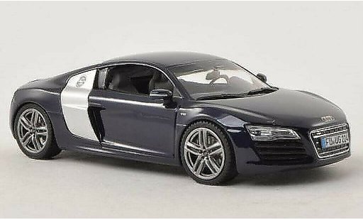 Audi R8 coupe 1/43 Schuco Facelift blu modellini auto