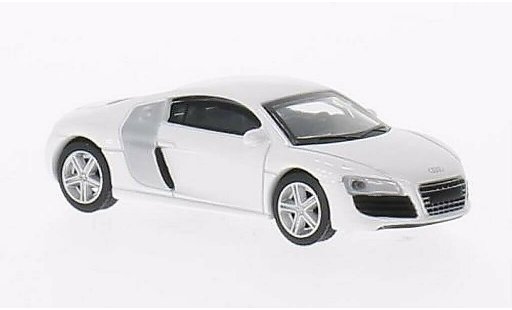 Audi R8 coupe 1/64 Schuco bianco modellini auto