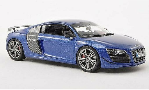 Audi R8 gt 1/43 Schuco blu/carbon modellini auto