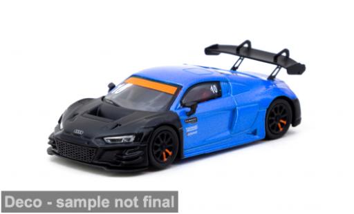 Audi R8 1/64 Tarmac Works LMS GT3 EVO II ( 10th Anniversary) blau/schwarz 1:64 modellino in miniatura