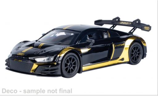 Audi R8 1/24 Motormax LMS GT3 schwarz/gold 1:24 modellino in miniatura