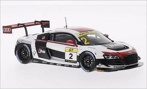 Audi R8 gt spyder 1/43 Spark LMS Ultra No.2 Cup GP Macau 2014 modellini auto