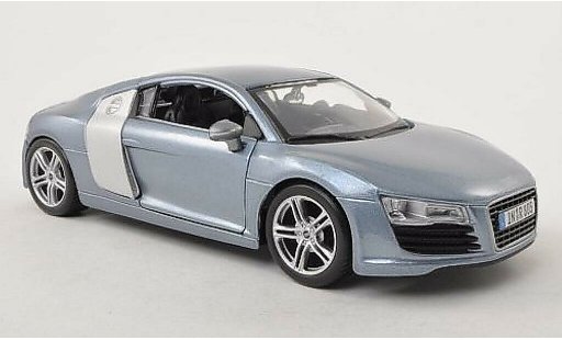 Audi R8 coupe 1/24 Maisto grigio modellini auto
