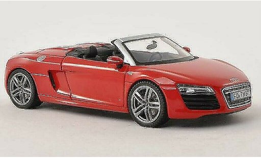 Audi R8 spyder 1/43 Schuco Facelift rosso modellini auto